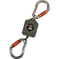 Squids 3003 Tool Lanyard, Retractable, Dual Carabiner  SHA875 | TENAQUIP