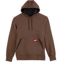 Milwaukee 351BR-S Midweight Pullover Hoodie, Men's, Small, Brown