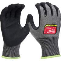 Milwaukee 48-73-7033 High-Dexterity Dipped Gloves, Size X-Large, 18 Gauge, Nitrile Coated, Nylon/Polyethylene/Tungsten Shell, ASTM ANSI Level A9/EN 388 Level F