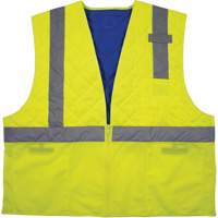 Ergodyne 12716 Veste de s&eacute;curit&eacute; refroidissante Chill-Its 6668, 2T-Grand, Jaune lime haute visibilit&eacute;