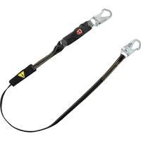 MSA 10199012 V-Series Welding Energy Absorbing Lanyard, 6', Snap Hook Center, Snap Hook Leg Ends, Kevlar&reg;/Metal/Nylon