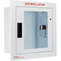  SHC006 Fully Recessed Large Cabinet with Alarm, Zoll AED Plus&reg;/Zoll AED 3/Cardio-Science/Physio-Control For, Non-Medical