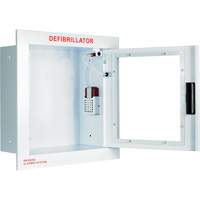  SHC006 Fully Recessed Large Cabinet with Alarm, Zoll AED Plus&reg;/Zoll AED 3/Cardio-Science/Physio-Control For, Non-Medical