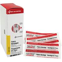 First Aid Central 500010SC Recharge de bandages adh&eacute;sifs SmartCompliance, Rectangulaire/carr&eacute;e, 3", Tissu, Non st&eacute;rile