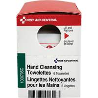 First Aid Central 100070SC SmartCompliance&reg; Refill Cleansing Wipes, Towelette, Hand Cleaning