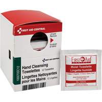 First Aid Central 100070SC12 SmartCompliance&reg; Refill Cleansing Wipes, Towelette, Hand Cleaning