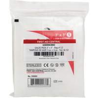 First Aid Central 150003SC SmartCompliance&reg; Refill Gauze, Pad, 3" L x 3" W, Sterile, Medical Device Class 1