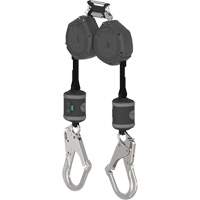 MSA VSOHW-022-QA-C Limiteur de chute personnel V-Shock sans bord d'attaque, 8', Sangles, Stationnaire