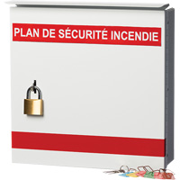 Boîte pour plan de sécurité en cas d'incendie SHC410 | TENAQUIP