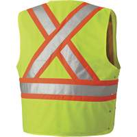 Pioneer V1021061-2/3XL 6931 Veste d'arpenteur d&eacute;tachable &agrave; &eacute;paules tombantes, Jaune lime haute visibilit&eacute;, 2T-Grand/3T-Grand, Polyester