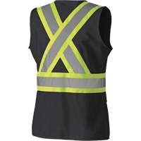 Pioneer V1021870-2XL 139BK Veste de s&eacute;curit&eacute; pour femme, Noir, 2T-Grand, Polyester