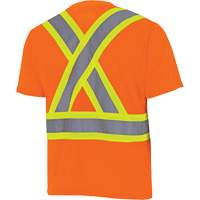 Pioneer V1051150-XS 6990 Bird's-Eye Safety Shirt, Polyester, X-Small, High Visibility Orange