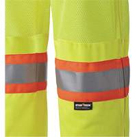 Pioneer V1070360-4XL 5999P Traffic Safety Pants, Polyester, 4X-Large, High Visibility Lime-Yellow