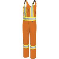 Pioneer V203011T-56 6617T Overalls, Poly-Cotton, 56, High Visibility Orange