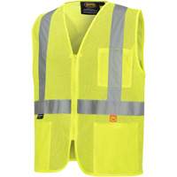 Pioneer V2510960-XL 6944 FR Safety Vest, High Visibility Lime-Yellow, X-Large, Polyester