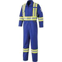 Pioneer V2540310-42 7704 FR-Tech&reg; High-Visibility Coveralls, Size 42, Royal Blue, 10 cal/cm²/9.7 cal/cm²