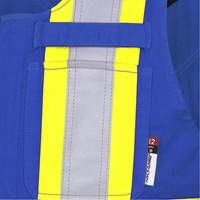 Pioneer V2540450-M 7714 FR-Tech&reg; Flame-Resistant Overalls, Medium, Royal Blue