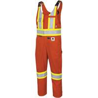Pioneer V2540480-4XL 7712 FR-Tech&reg; Flame-Resistant Overalls, 4X-Large, High Visibility Orange