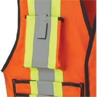 Pioneer V2540750-4XL 7732 FR-Tech&reg; Flame-Resistant Arc Surveyor's Vest, 4X-Large, High Visibility Orange, 9.7 cal/cm²