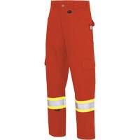 Pioneer V2541050-30X32 7765 FR-Tech&reg; 88/12 Arc Rated High-Visibility Safety Cargo Pants, 30, x 32, High Visibility Orange, 10 cal/cm²