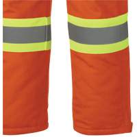 Pioneer V2560351-XL 5534A Flame-Resistant Quilted Safety Overalls, X-Large, Orange