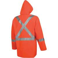 Pioneer V3510860-4XL 576J Veste de pluie ignifuge haute visibilit&eacute;, 4T-Grand, Orange haute visibilit&eacute;