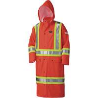 Pioneer V3520350-4XL 5896 Manteau long imperm&eacute;able et ignifuge, 4T-Grand, Orange haute visibilit&eacute;