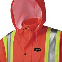 Pioneer V3520350-4XL 5896 Manteau long imperm&eacute;able et ignifuge, 4T-Grand, Orange haute visibilit&eacute;