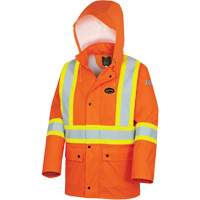 High-Visibility FR Waterproof Safety Jacket, Medium, High Visibility Orange  SHE545 | TENAQUIP