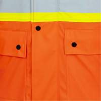 High-Visibility FR Waterproof Safety Jacket, Medium, High Visibility Orange  SHE545 | TENAQUIP