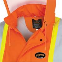 Pioneer V3520550-7XL 5892PKT Veste de s&eacute;curit&eacute; imperm&eacute;able &agrave; haute visibilit&eacute; ignifuge, 7T-Grand, Orange haute visibilit&eacute;