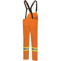 Pioneer V3520750-5XL 5882 FR/Arc-Rated Waterproof Safety Bib Pants, 5X-Large, High Visibility Orange