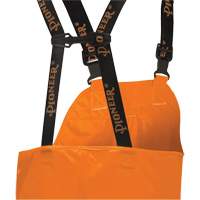 Pioneer V3520750-5XL 5882 FR/Arc-Rated Waterproof Safety Bib Pants, 5X-Large, High Visibility Orange