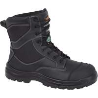 Pioneer V4610870-14 1050 Black Composite Safety Work Boots, Leather, Size 14, Impermeable