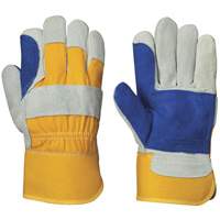 Pioneer V5022000-O/S 545 Fitter's Gloves, One Size, Split Cowhide Palm