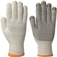 Pioneer V5060910-XL 501 Knitted Dotted-Palm Gloves, Poly/Cotton, X-Large