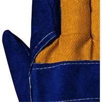 Pioneer V5081200-O/S 630 Blue Insulated Fitter's Gloves, One Size, Split Cowhide Palm, Boa Inner Lining