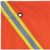 Pioneer V6300360-O/S 353 Flag with Reflective Tape, Polyester