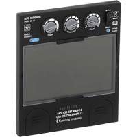 Sellstrom S27720 Advantage Plus Large Variable Shade Auto Darkening Filter, 5-1/4" W x 4-1/2" H Viewing Area, For Use With S26200