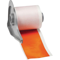 Brady M7C-2000-595-OR All-Weather Permanent Adhesive Label Tape, Vinyl, Orange, 2" Width