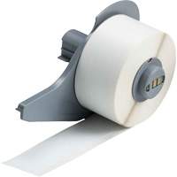 Brady M7C-1000-595-WT All-Weather Permanent Adhesive Label Tape, Vinyl, White, 1" Width