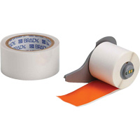 Brady M7-2000-483-OR-KT ToughStripe&reg; Ultra-Aggressive Adhesive Multi-Purpose Label Tape with Overlaminate, Polyester, Orange, 2" Width