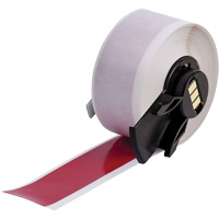 Brady M6C-1000-439-RD Multi-Purpose Label Tape, Vinyl, Red, 1" Width