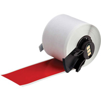 Brady M6C-1900-439-RD Multi-Purpose Label Tape, Vinyl, Red, 1.9" Width