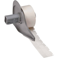Brady M7-11-427 &eacute;tiquettes enveloppantes auto-adh&eacute;sives pour fils et c&acirc;bles, Vinyle, 0,5" lo x 0,75" h, Blanc
