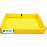 Ultratech 8852 Ultra-Mini Berm&reg;, 60 US gal. Capacity, 4' W x 4' L x 6" H, Foam Wall