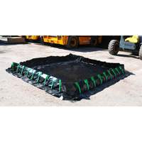 Ultratech 8209 Berme Ultra-Containment Berm, Capacit&eacute; 269 gal. US, 6' la x 6' lo x 12" h, Paroi &agrave; piquets