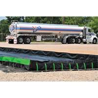 Ultratech 8500 Berme Ultimate Copolymer 2000 Ultra-Containment Berm, Capacit&eacute; 179 gal. US, 4' la x 6' lo x 12" h, Support &agrave; charni&egrave;re