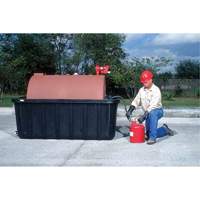 Ultratech 2801 Ultra-275 Containment Sump with Drain, 84.5" L x 43.8" W, 360 US gal. Capacity