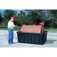 Ultratech 2801 Ultra-275 Containment Sump with Drain, 84.5" L x 43.8" W, 360 US gal. Capacity